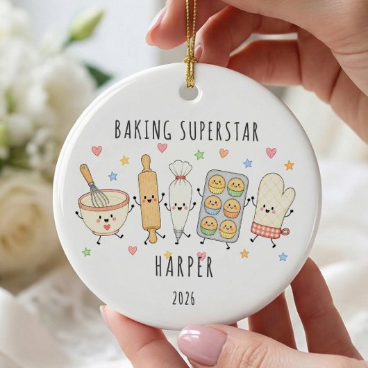 Persoonlijke Bakkerij Ster Ornament