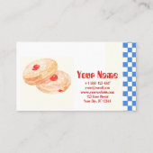 Persoonlijke bakkerij visitekaartje | Aangepaste b (Achterkant)