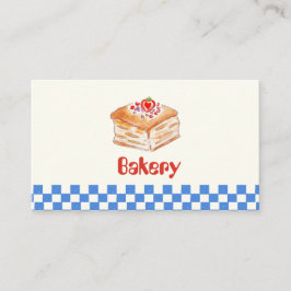 Persoonlijke bakkerij visitekaartje | Aangepaste b
