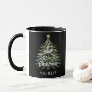 Persoonlijke Ballerina balletdanseres kerst Mok