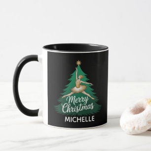 Persoonlijke Ballerina balletdanseres kerst Mok