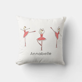 Persoonlijke Ballerina Balletdanseres Kussen