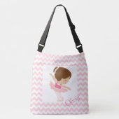 Persoonlijke Ballerina Crossbody Tas (Voorkant)