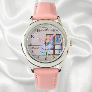 Persoonlijke ballerina Dance Studio Winter Ballet Horloge