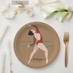 Persoonlijke Ballerina Papieren Bordje