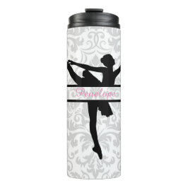 Persoonlijke Ballerina Silhouette Thermal Tumbler Thermosbeker