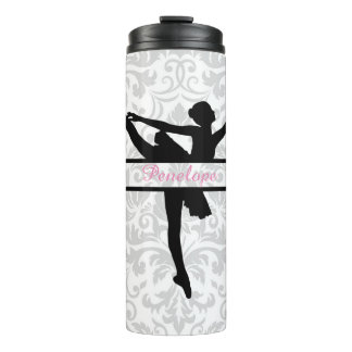 Persoonlijke Ballerina Silhouette Thermal Tumbler Thermosbeker