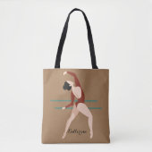 Persoonlijke Ballerina Tote Bag (Voorkant)