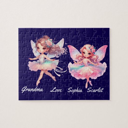 Persoonlijke Ballerina's Legpuzzel (Horizontaal)
