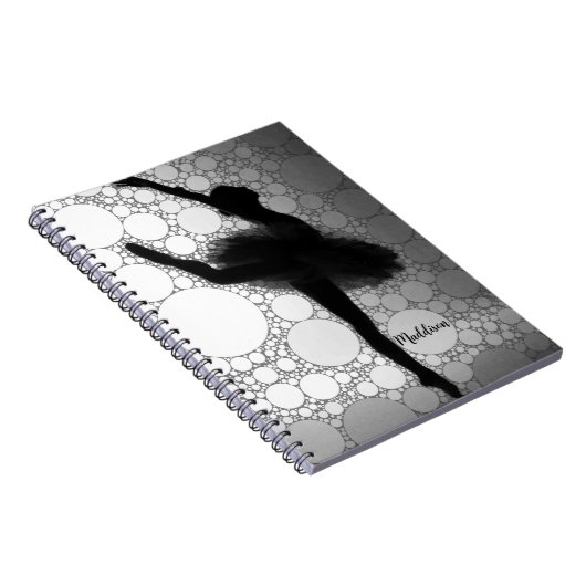 Persoonlijke balletdanseres ballerina notitieboek (Rechterzijde)