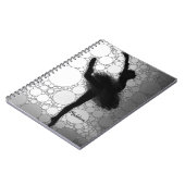 Persoonlijke balletdanseres ballerina notitieboek (Linkerzijde)