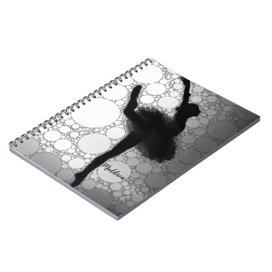 Persoonlijke balletdanseres ballerina notitieboek (Linkerzijde)