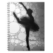 Persoonlijke balletdanseres ballerina notitieboek (Voorkant)