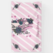 Persoonlijke balletschoenen spandoek (Verticaal)