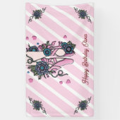 Persoonlijke balletschoenen spandoek (Verticaal)