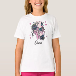 Persoonlijke balletschoenen t-shirt