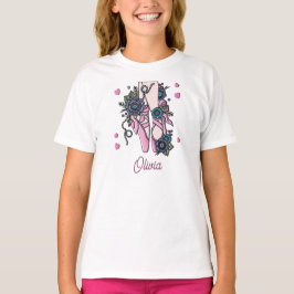 Persoonlijke balletschoenen t-shirt