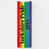 Persoonlijke banner - Stad/stad/Jaar Pride (Verticaal)