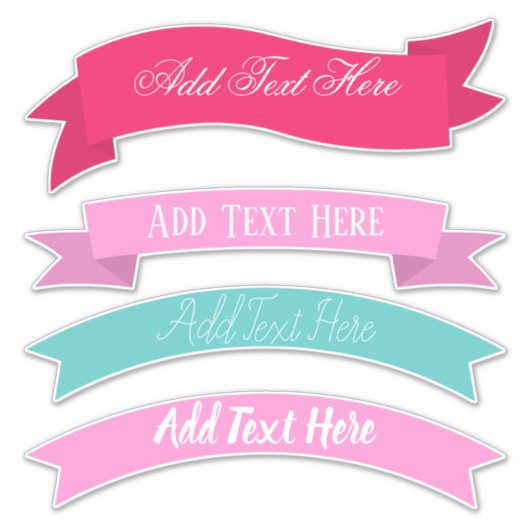  persoonlijke banners sticker (Voorkant)