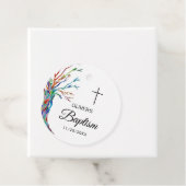 Persoonlijke baptisme Christening Bedankjes Labels (In situ)