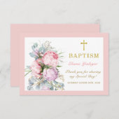 Persoonlijke baptisme Hartelijk dank (Voorkant / Achterkant)