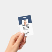 Persoonlijke barcode-ID-kaarten met logo en foto Badge (Handheld)