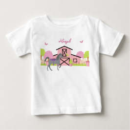 Persoonlijke  Barn & Garden Horse T-Shirt