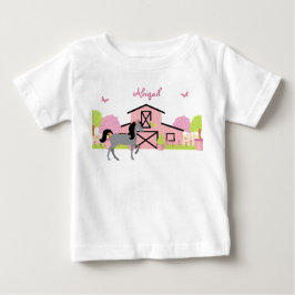Persoonlijke  Barn & Garden Horse T-Shirt