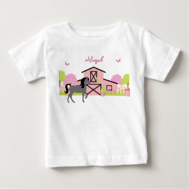Persoonlijke  Barn & Garden Horse T-Shirt