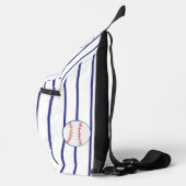 Persoonlijke Baseball Batter Star blue Sling Bag (Rechts)