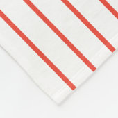 Persoonlijke Baseball Batter Star Red Fleece Deken (Hoek)