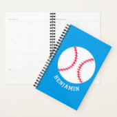 Persoonlijke Baseball Blue Kinder Sport Planner (Display)