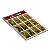 Persoonlijke Baseball-cadeaus Notitieboek (Rechterzijde)
