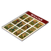 Persoonlijke Baseball-cadeaus Notitieboek (Linkerzijde)