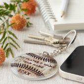 Persoonlijke Baseball-cadeaus voor spelers, honkba Sleutelhanger (Voorkant Rechts)
