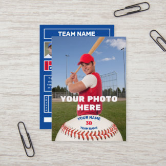 Persoonlijke Baseball Card (Gepersonaliseerd batte Visitekaartje