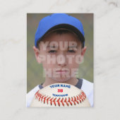 Persoonlijke Baseball Card (Gepersonaliseerd batte Visitekaartje (Voorkant)