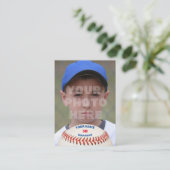 Persoonlijke Baseball Card (Gepersonaliseerd batte Visitekaartje (Staand voorkant)