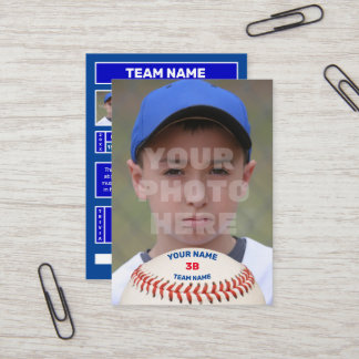 Persoonlijke Baseball Card (Gepersonaliseerd batte Visitekaartje