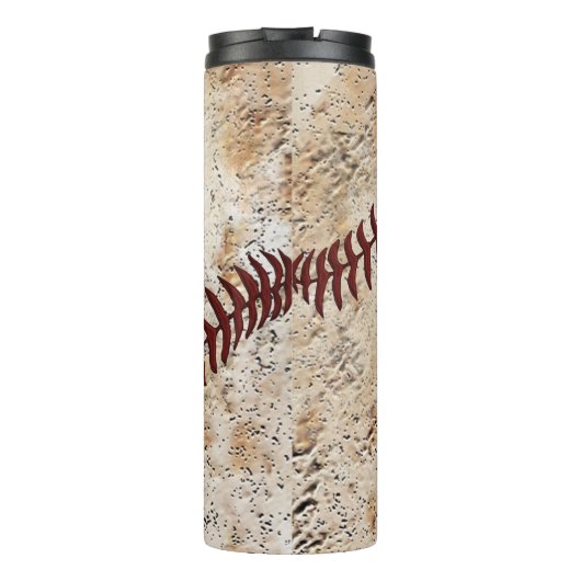 Persoonlijke Baseball Coach Gift Ideas, Baseball Thermosbeker (Achterkant)