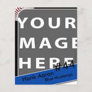 Persoonlijke Baseball-fotokaart Flyer