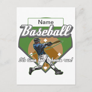 Persoonlijke Baseball Home Run Briefkaart