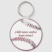 Persoonlijke Baseball Keychain (Voorkant)