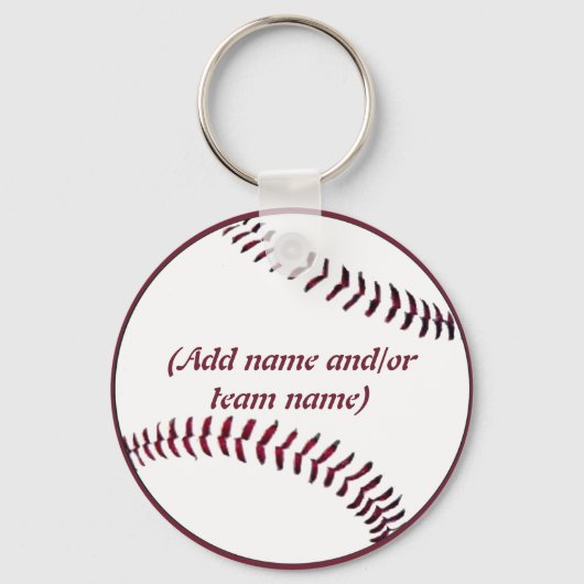 Persoonlijke Baseball Keychain (Voorkant)