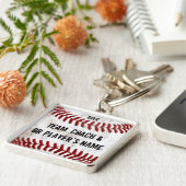 Persoonlijke Baseball Keychains Coaches en Player Sleutelhanger (Zijkant)
