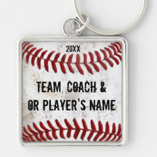 Persoonlijke Baseball Keychains Coaches en Player Sleutelhanger