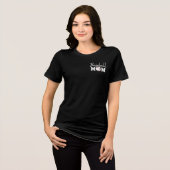 Persoonlijke Baseball Moeder Jongens Kinderen Tri-Blend Shirt (Voorkant volledig)