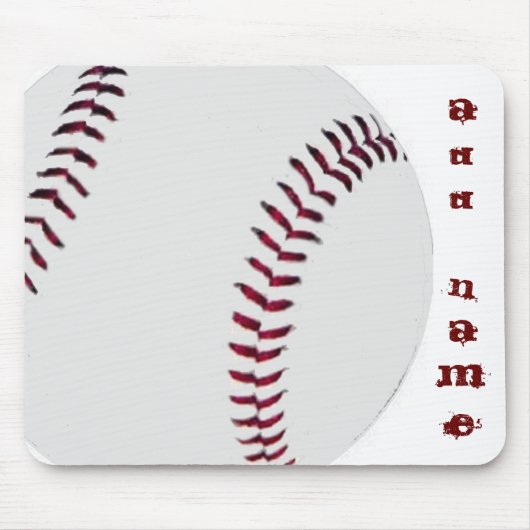 Persoonlijke Baseball-Muismat Muismat (Voorkant)