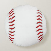 Persoonlijke Baseball Name and Baby Stats Rond Kussen (Achterkant)