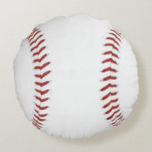 Persoonlijke Baseball Name and Baby Stats Rond Kussen (Achterkant)